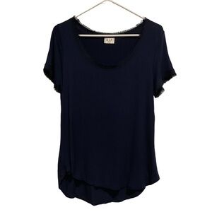 H.I.P‎ Happening in the Present Women’s Shirt Navy Blue